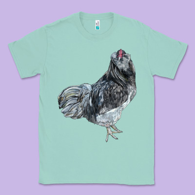 Ameraucana Rooster Classic Tee Designed By Lillyallendesigns