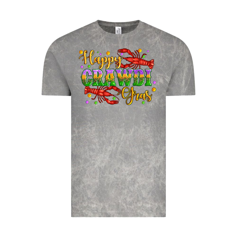 Happy Crawdi Gras With Crawfish Vintage Tee by Artiststas | Teevron
