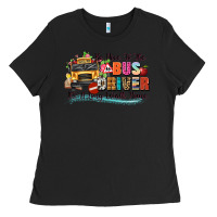 Black be nice to the bus driver its a long walk home Ladies Tee - texasbilliewilder