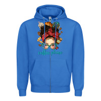 True Royal coffee please messy bun with coffee bean bbs Zipper Hoodie - BundleAndBundleShop