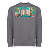 Storm western floral  license plate template Heavyweight Sweatshirt - BarkalooDesign
