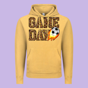 Game Day Soccer Vintage Hoodie Designed By Jahusdesignshop