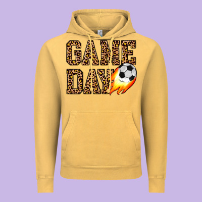 Game Day Soccer Vintage Hoodie Designed By Jahusdesignshop
