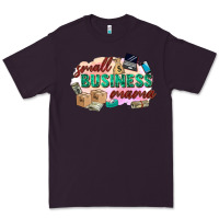 Plum small business mama Premium Tee - Zillion Design Studio