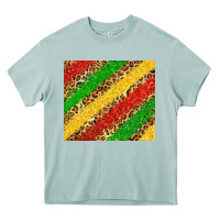 Arona african colors leopard Heavy Core Tee - Zillion Design Studio