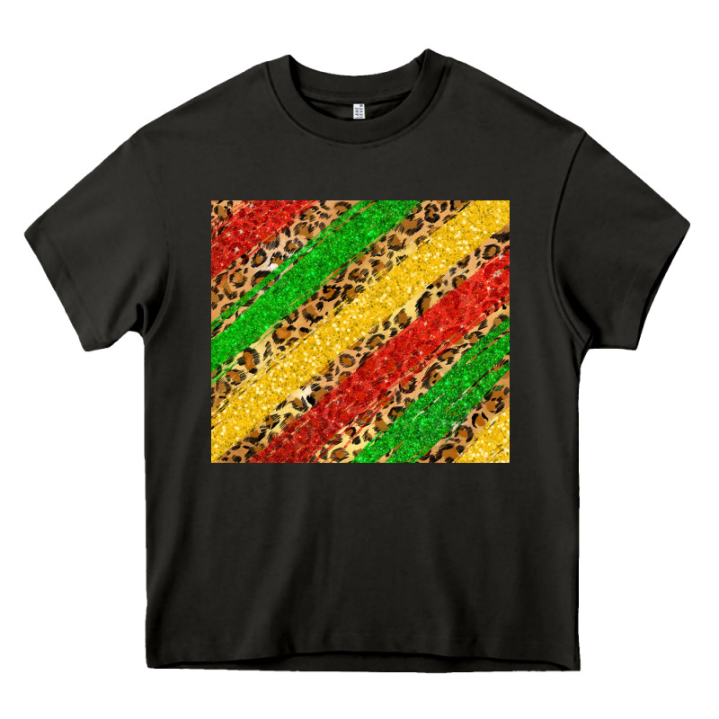 African Colors Leopard Heavy Core Tee by Zillion Design Studio | Teevron