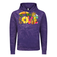 Cloud Purple love pineapple Vintage Hoodie - RanaPortraitStore