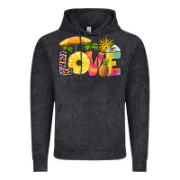 Vintage Black love pineapple Vintage Hoodie - RanaPortraitStore