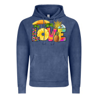 Vintage Denim love pineapple Vintage Hoodie - RanaPortraitStore