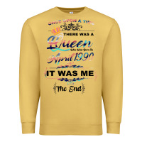 Antique Gold The Queen Reigning Since 1990 Premium Sweatshirt - Bettercallsaul