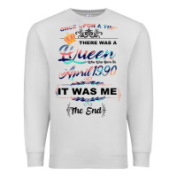 Dove Grey The Queen Reigning Since 1990 Premium Sweatshirt - Bettercallsaul