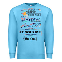 Ocean Blue The Queen Reigning Since 1990 Premium Sweatshirt - Bettercallsaul