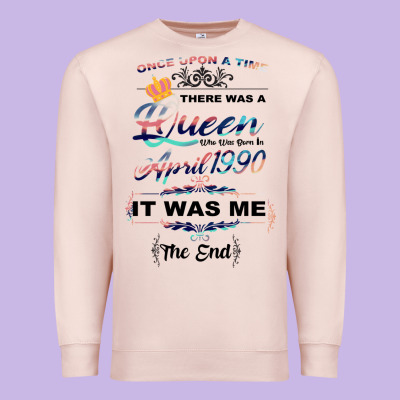 The Queen Reigning Since 1990 Premium Sweatshirt Designed By Bettercallsaul