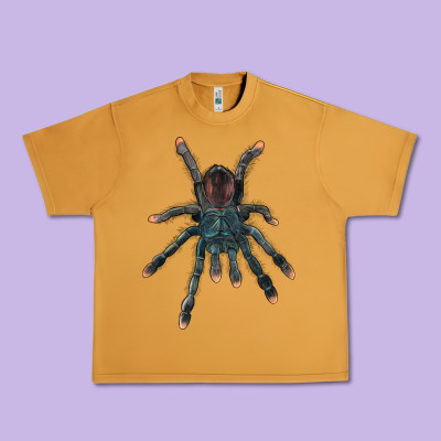 Pink Toe Tarantula Urban Heavy Tee Designed By Lillyallendesigns