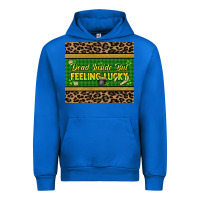 Cobalt Dead inside but feeling lucky 20oz skinny tumbler Urban Hoodie - HowdyJamesFarm