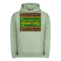 Pigment Oil Green Dead inside but feeling lucky 20oz skinny tumbler Urban Hoodie - HowdyJamesFarm