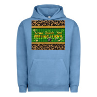 Pigment Pebble Blue Dead inside but feeling lucky 20oz skinny tumbler Urban Hoodie - HowdyJamesFarm