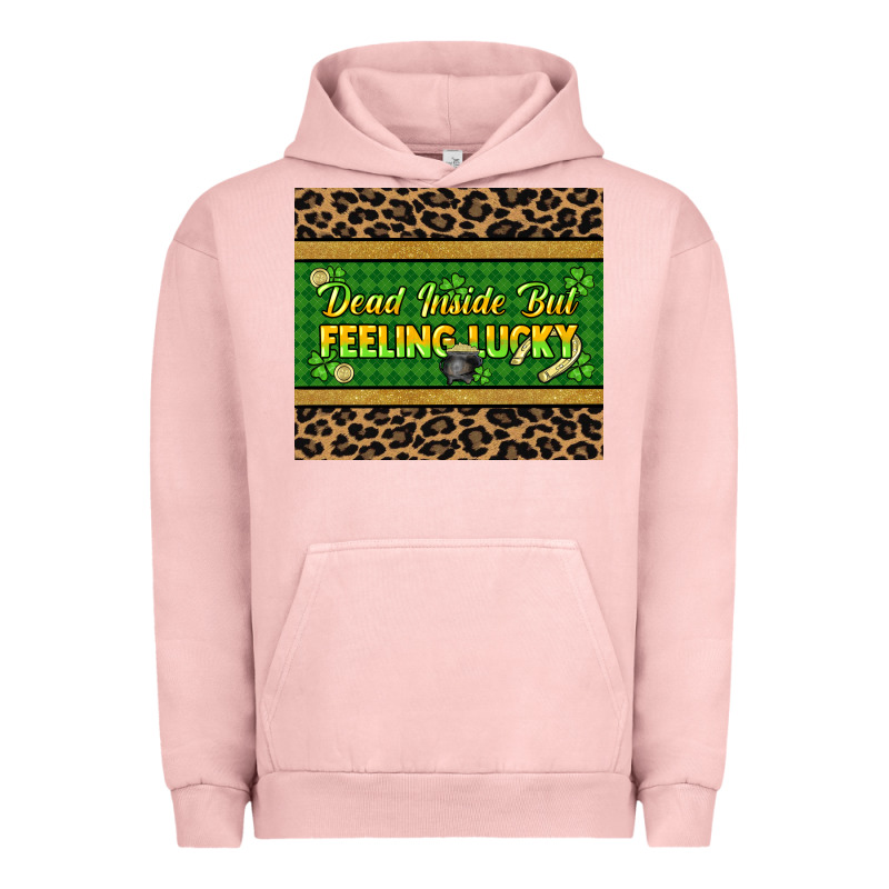 Dead Inside But Feeling Lucky 20oz Skinny Tumbler Urban Hoodie by HowdyJamesFarm | Teevron