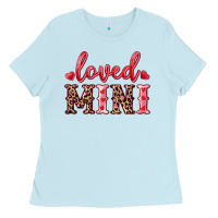Baby Blue loved mini Ladies Tee - RanaPortraitStore