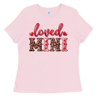Bubblegum Pink loved mini Ladies Tee - RanaPortraitStore