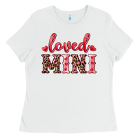 White loved mini Ladies Tee - RanaPortraitStore