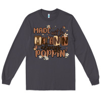 Smoke made with melanin always poppin Long Sleeve Tee - MaliasSmallBusiness