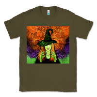Army Green halloween witch tumbler Classic Tee - Jasminsmagicworld