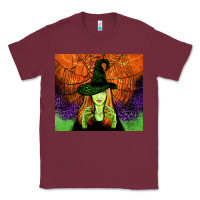 Burgundy halloween witch tumbler Classic Tee - Jasminsmagicworld