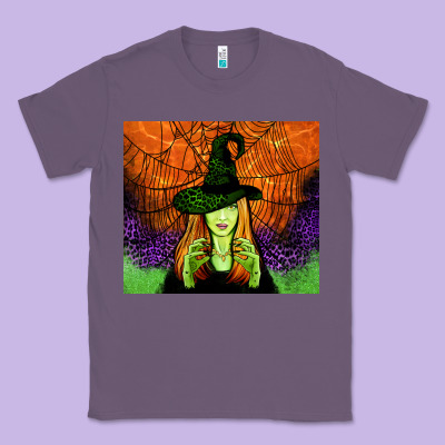 Halloween Witch Tumbler Classic Tee Designed By Jasminsmagicworld