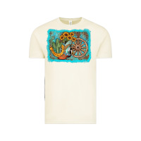 Vintage Arctic western wooden wheel cowboy boots Vintage Tee - AdoDesignShop