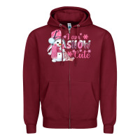 I Am Snow Cute Pink Bbs Zipper Hoodie | Teevron