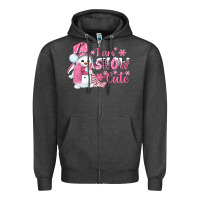 Charcoal Heather i am snow cute pink bbs Zipper Hoodie - BundleAndBundleShop
