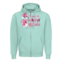 Seafoam i am snow cute pink bbs Zipper Hoodie - BundleAndBundleShop