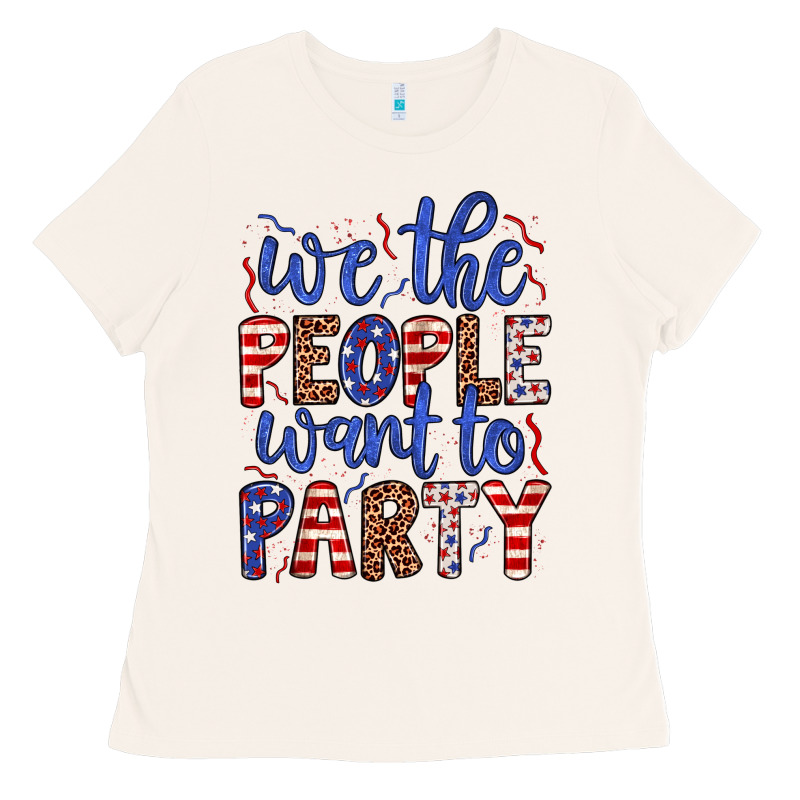 We The People Want To Party Ladies Tee by JahusDesignShop | Teevron
