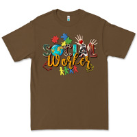 Cacao social worker Premium Tee - Zillion Design Studio