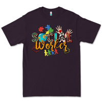 Plum social worker Premium Tee - Zillion Design Studio