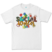 White social worker Premium Tee - Zillion Design Studio