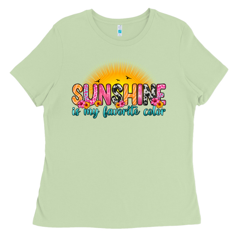 Sunshine Is My Favorite Color Ladies Tee by Zillion Design Studio | Teevron