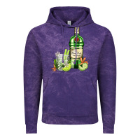 Cloud Purple gin tonic bottle and cocktail Vintage Hoodie - AdoDesignShop