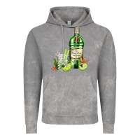 Cloud Rock gin tonic bottle and cocktail Vintage Hoodie - AdoDesignShop