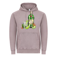 Vintage Zinc gin tonic bottle and cocktail Vintage Hoodie - AdoDesignShop