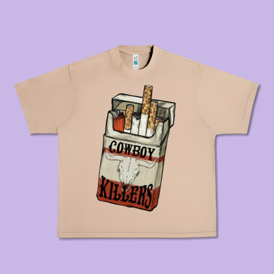 Cowboy Killers Cigarette Package Urban Heavy Tee Designed By Nancycooperartshop