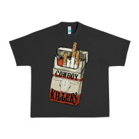 Pigment Black cowboy killers cigarette package Urban Heavy Tee - NancyCooperArtShop