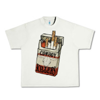 Pistachio cowboy killers cigarette package Urban Heavy Tee - NancyCooperArtShop