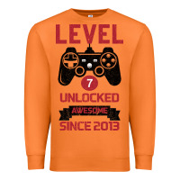 Carrot Kids Level 7 Unlocked Awesome Since 2013 Premium Sweatshirt - Bettercallsaul