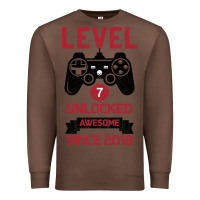 Chestnut Kids Level 7 Unlocked Awesome Since 2013 Premium Sweatshirt - Bettercallsaul