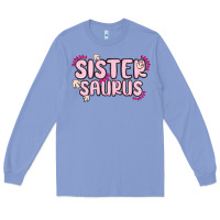 Colony Blue sister saurus Long Sleeve Tee - MaliasSmallBusiness