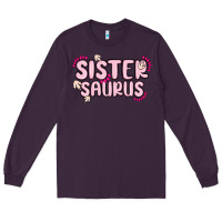 Plum sister saurus Long Sleeve Tee - MaliasSmallBusiness