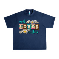Navy most loved mother Urban Heavy Tee - AdoDesignShop