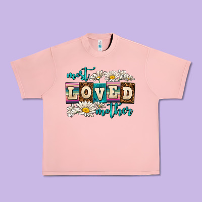 Most Loved Mother Urban Heavy Tee Designed By Adodesignshop